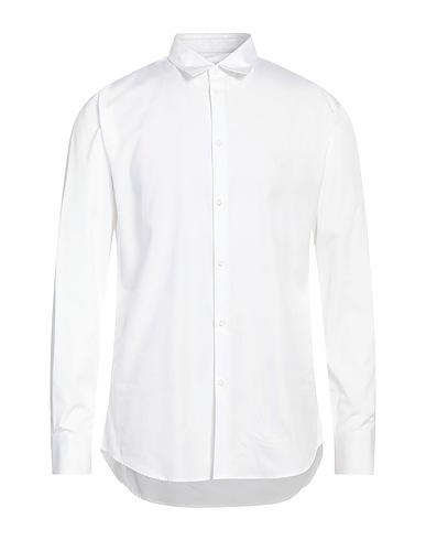 DSQUARED2 Solid color shirt White 100% Cotton