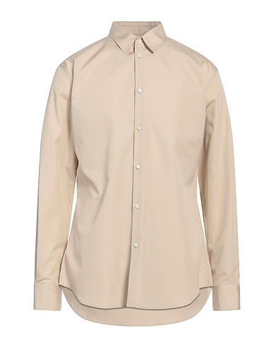 DSQUARED2 Solid colour shirt Beige 100% Cotton