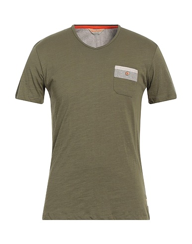 YES ZEE by ESSENZA T-Shirt Militärgrün 100% Baumwolle