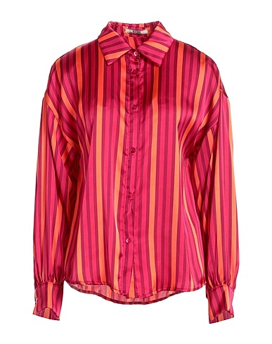 YES ZEE by ESSENZA Striped shirt Garnet 100% Polyester