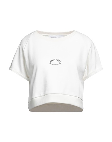 YOUNG POETS Felpa Off white 100% Cotone