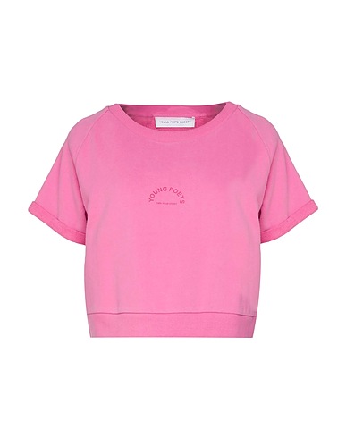 YOUNG POETS Sweatshirt Magenta 100% Cotton