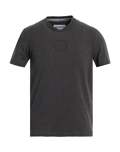 BIKKEMBERGS T-shirt Grigio 95% Cotone, 5% Elastan