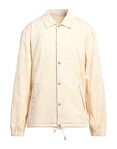 YOUNG POETS Jacket Beige 97% Cotton, 3% Elastane