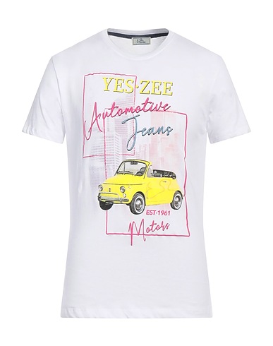 YES ZEE by ESSENZA T-shirt Bianco 100% Cotone