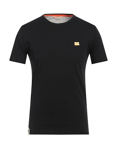 YES ZEE by ESSENZA Basic T-Shirt Black 100% Cotton