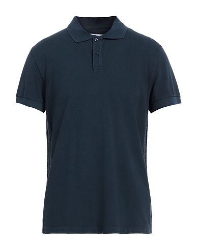 BIKKEMBERGS Polo Blu navy 100% Cotone