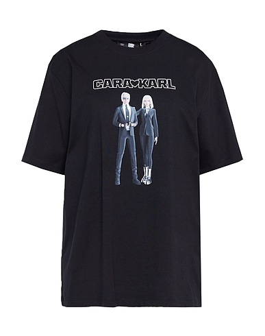 KARL LAGERFELD T-shirt Black 100% Organic cotton