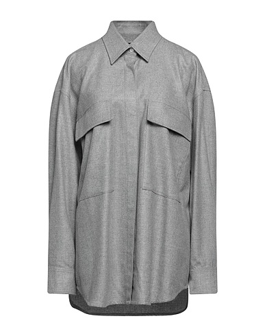 AMIRI Solid colour shirts & blouses Grey 100% Cashmere
