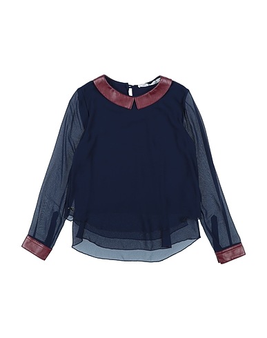 L:Ú L:Ú by MISS GRANT Top Navy blue 93% Viscose, 7% Elastane, Polyurethane