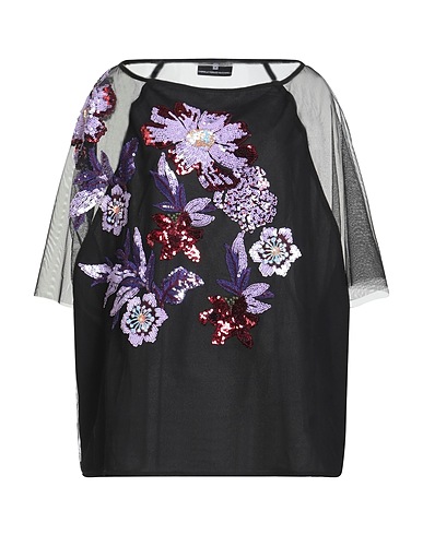 GABRIELE FIORUCCI BUCCIARELLI Top Black 100% Polyester