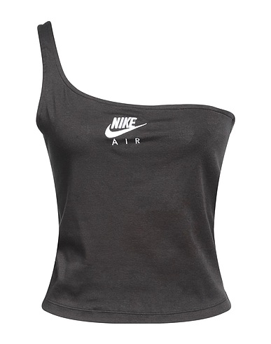 NIKE One-shoulder top Lead 36% Cotton, 35% Polyester, 24% Modal, 5% Elastane