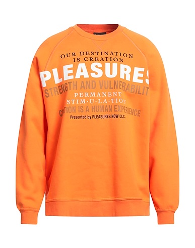 PLEASURES Sweatshirt Orange 70% Baumwolle, 30% Polyester