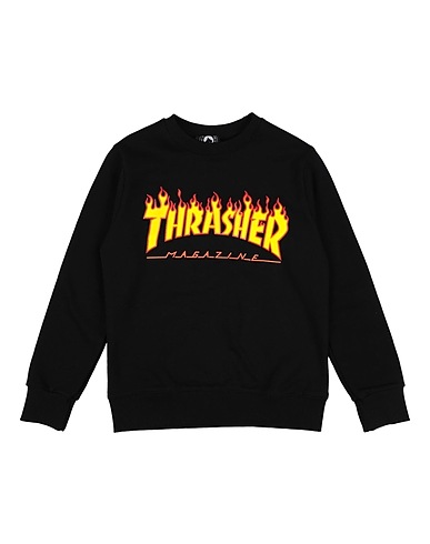 THRASHER Sweat-shirt Noir 100% Coton