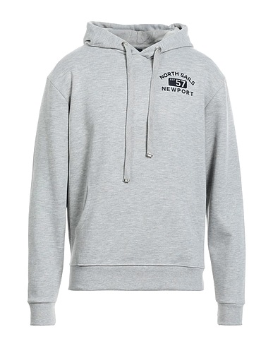 NORTH SAILS Hooded track jacket  Grey 60% Viscose, 35% Nylon, 5% Elastane