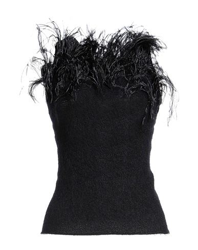 ALBERTA FERRETTI Top Black 50% Mohair wool, 32% Polyamide, 18% Virgin Wool