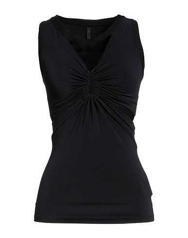 BEN TAVERNITI™ UNRAVEL PROJECT Top Black 93% Modal, 7% Elastane, Viscose