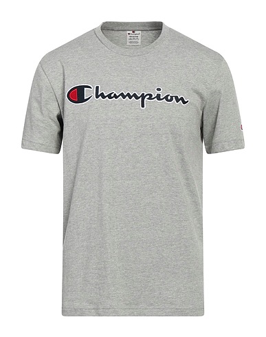 CHAMPION T-shirt Light grey 100% Cotton