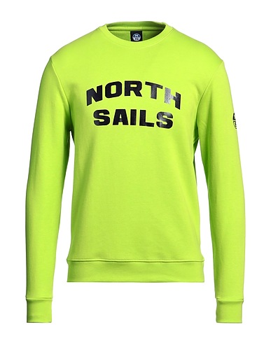 NORTH SAILS T-shirt Lime green 80% Cotton, 20% Polyester