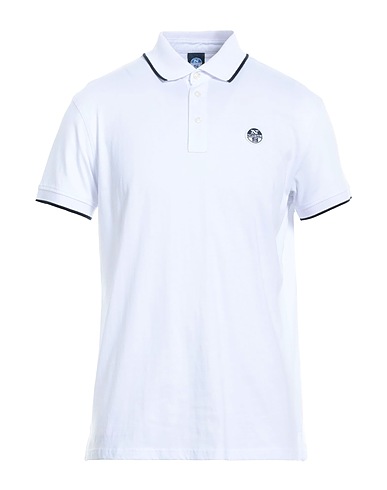 NORTH SAILS Polo Bianco 100% Cotone
