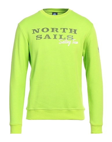 NORTH SAILS Sweatshirt Lime green 60% Viscose, 35% Nylon, 5% Elastane