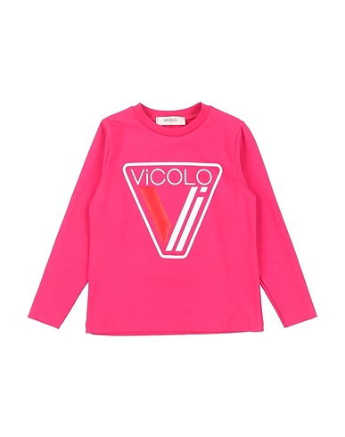 VICOLO T-Shirt Fuchsia 90% Baumwolle, 10% Elastan
