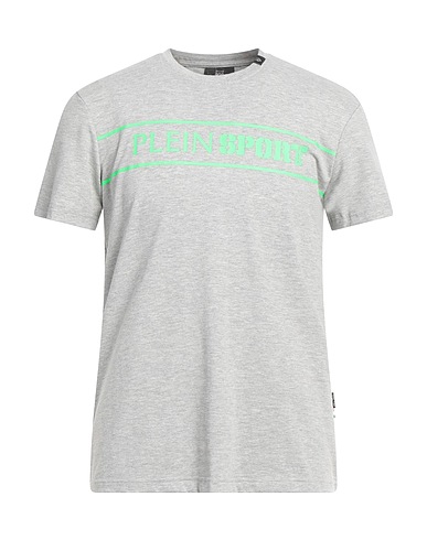 PLEIN SPORT T-shirt Grey 95% Cotton, 5% Elastane