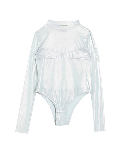 NOT AFTER TEN TOPS & TEES Silver 92% Polyamide, 8% Elastane