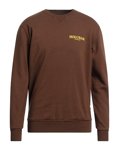 HOLUBAR Sweatshirt Braun 100% Baumwolle