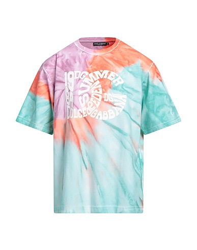 DOLCE&GABBANA T-shirt Turquoise 60% Cotton, 36% Polyester, 4% Elastane