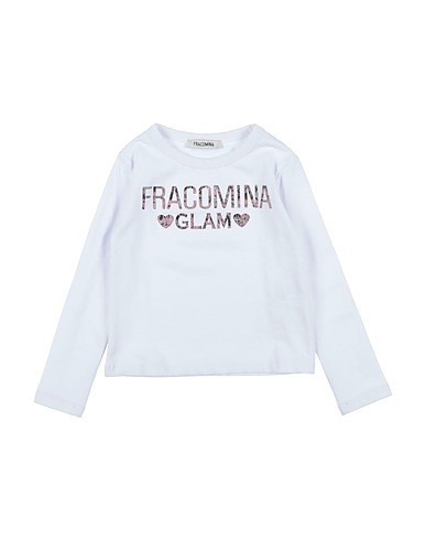 FRACOMINA MINI T-shirt White 95% Cotton, 5% Elastane