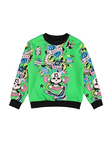 JOHN RICHMOND Sweat-shirt Vert clair 100% Polyester