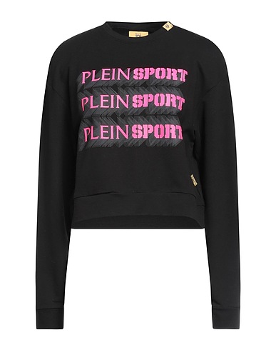 PLEIN SPORT Felpa Nero 95% Cotone, 5% Elastan