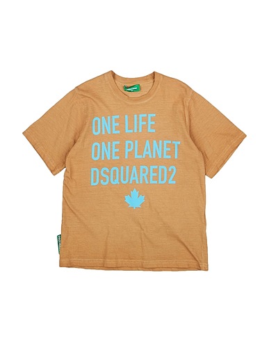 DSQUARED2 T-shirt Camel 100% Cotton