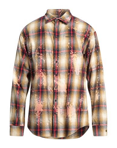 DSQUARED2 Checked shirt Military green 100% Cotton