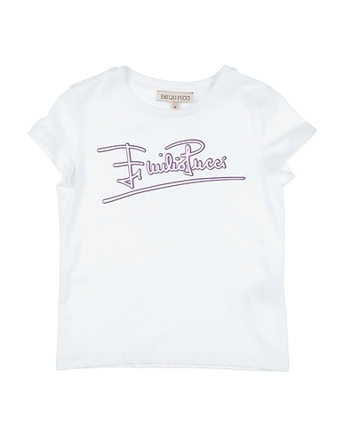PUCCI T-shirt Cream 100% Cotton