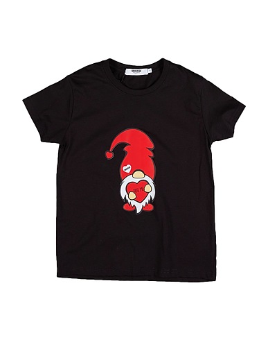 MOUSSE DANS LA BOUCHE T-shirt Nero 100% Cotone