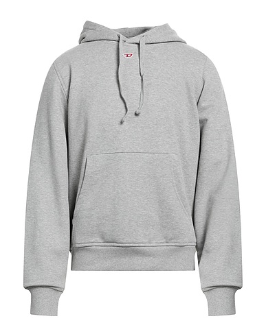 DIESEL Hooded sweatshirt Grey 100% Cotton