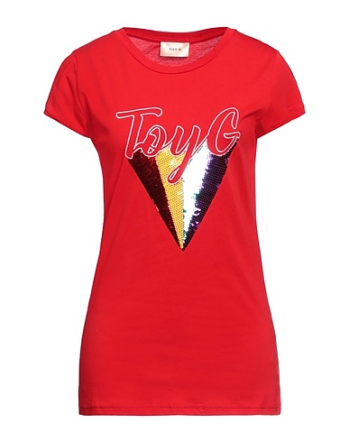TOY G. T-shirt Red 100% Cotton