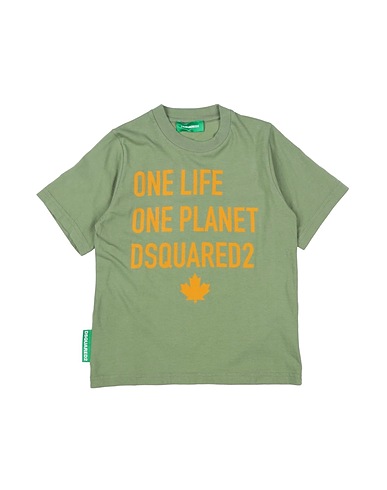 DSQUARED2 T-shirt Sage green 100% Cotton
