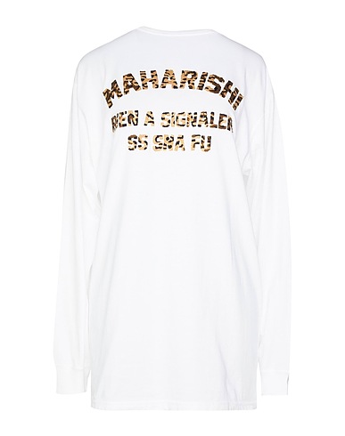 MAHARISHI T-shirt White 100% Organic cotton