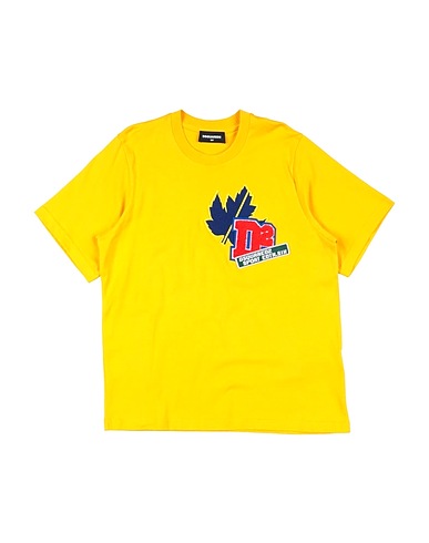 DSQUARED2 T-shirt Giallo 100% Cotone