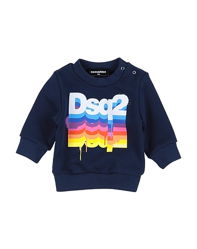 DSQUARED2 Sweatshirt Midnight blue 100% Cotton