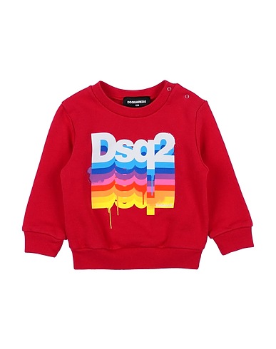 DSQUARED2 Felpa Rosso 100% Cotone