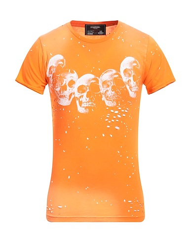 DOMREBEL T-shirt Orange 100% Cotton