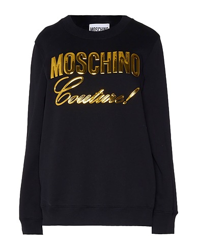 MOSCHINO Sweatshirt COUTURE Black 100% Cotton