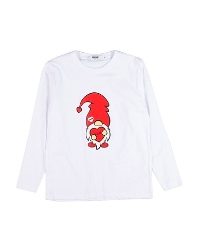 MOUSSE DANS LA BOUCHE T-shirt Bianco 100% Cotone