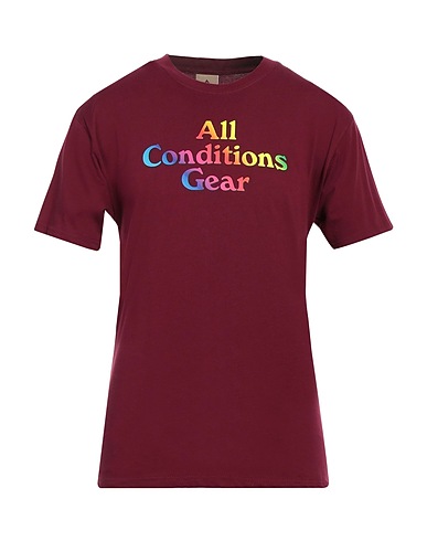 NIKE T-shirt Burgundy 100% Cotton