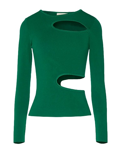 VICOLO Evening top Green 70% Viscose, 30% Polyester