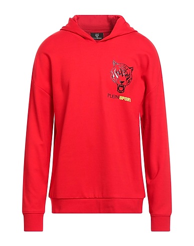 PLEIN SPORT Hoodie Rot 52% Baumwolle, 48% Polyester